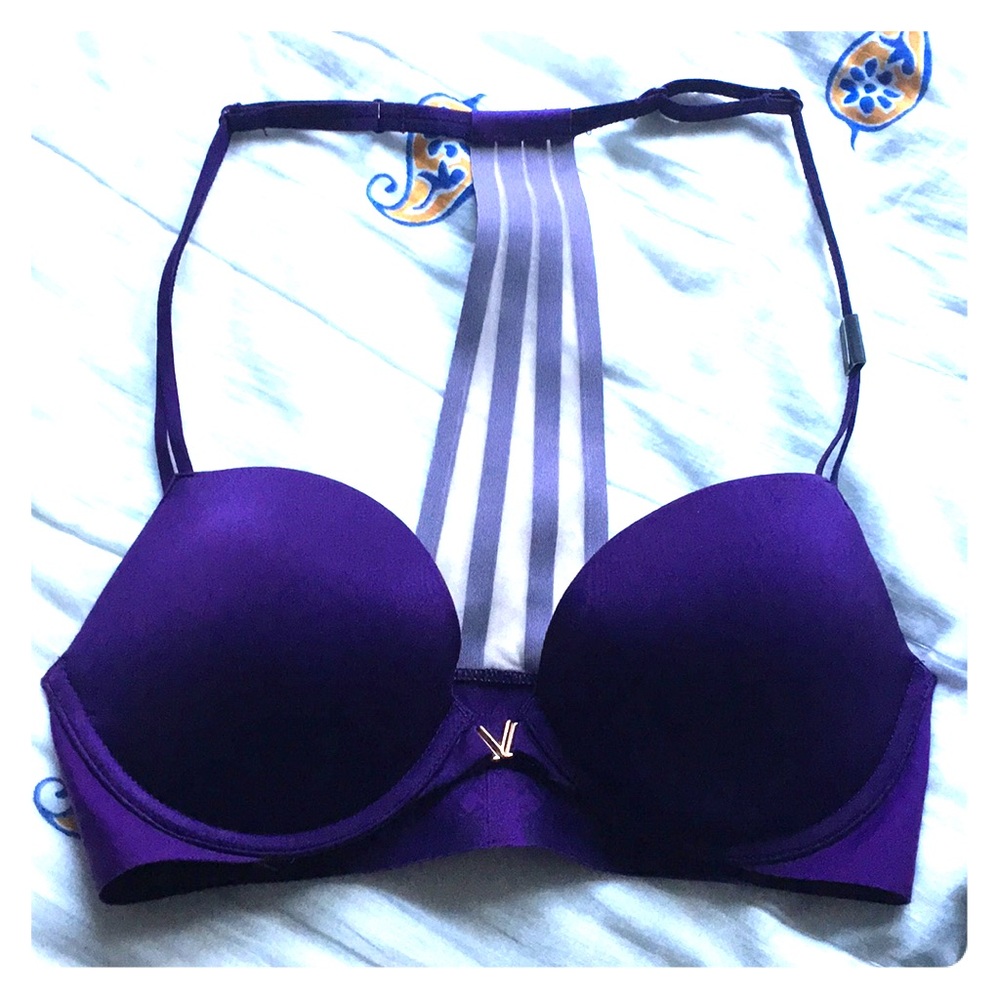 Royal purple front clasp Victoria’s Secret bra